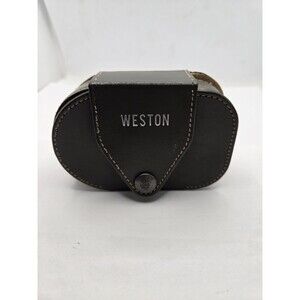 Vintage Weston Master III Exposure Meter 737 With Leather Case 3 Light DayStrom